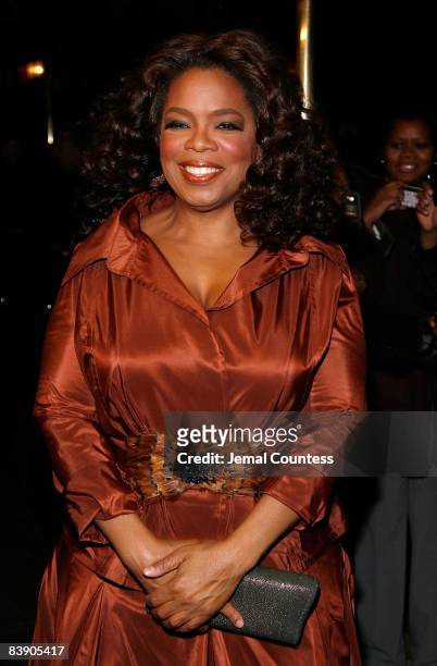 Media Personality Oprah Winfrey attends the Alvin Ailey American Dance Theater's 50th anniversary opening night gala performance at the New York City...