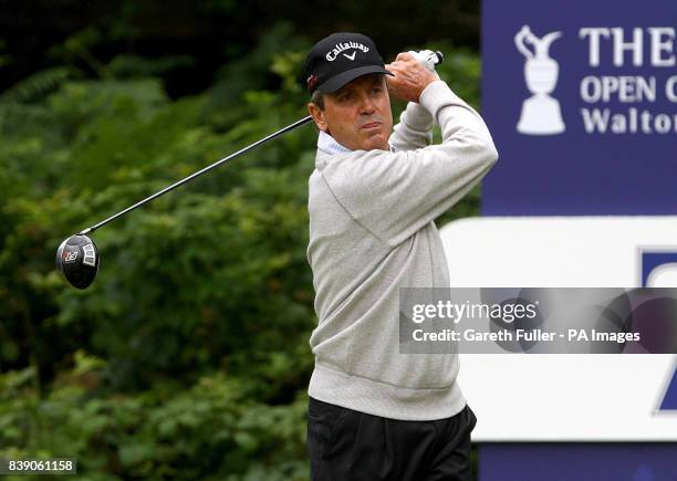 Republic of Ireland's Mark McNulty during Round One of the Senior Open Championship at Walton Heath Golf Club, Surrey.