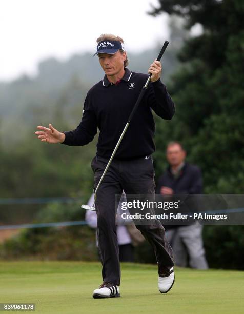 Germany's Bernhard Langer during Round One of the Senior Open Championship at Walton Heath Golf Club, Surrey.