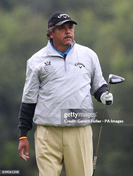 Argentina's Eduardo Romero during Round One of the Senior Open Championship at Walton Heath Golf Club, Surrey.