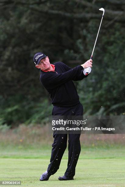 England's Roger Chapman in action during Round One of the Senior Open Championship at Walton Heath Golf Club, Surrey.