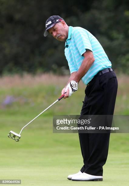 England's Mark James during Round One ofthe Senior Open Championship at Walton Heath Golf Club, Surrey.