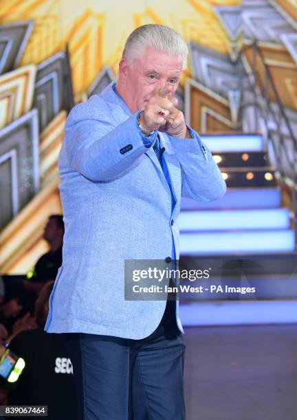 Derek Acorah is evicted during the live final of Celebrity Big Brother, at Elstree Studios in Borehamwood, Hertfordshire. PRESS ASSOCIATION Photo....