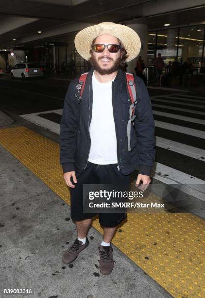 Actor Emile Hirsch is seen on August 25, 2017 in Los Angeles, California.