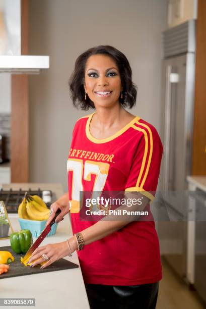 Newscaster Harris Faulkner is photographed for Closer Weekly Magazine on March 22, 2017 at home in northern New Jersey.