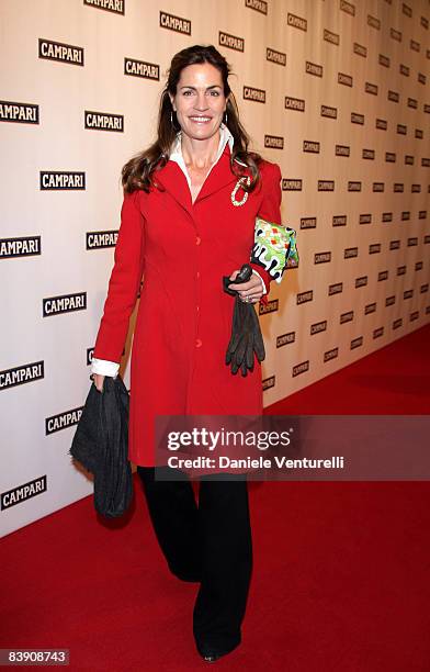 Lisina Della Schiava attends the Club Campari, 2009 Campari Calendar launch at La Permanente on December 2, 2008 in Milano, Italy.