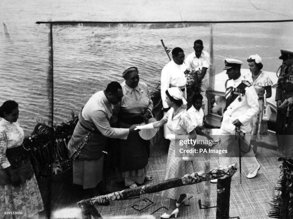 Royalty - Queen Elizabeth II Commonwealth Tour - Tonga