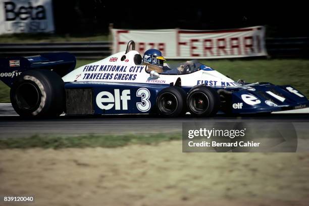 Ronnie Peterson, Tyrrell-Ford P34, Grand Prix of Italy, Monza, 11 September 1977.