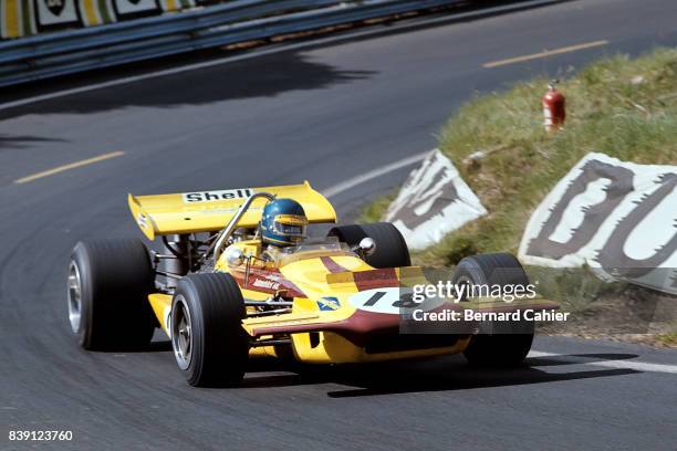 Ronnie Peterson, March-Ford 701, Grand Prix of France, Charade Circuit, 05 July 1970.