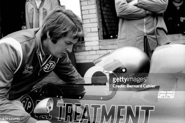 Robin Herd , Ronnie Peterson, March-Ford 711, Grand Prix of Great Britain, Silverstone, 17 July 1971. Ronnie Peterson with March founder and chief...