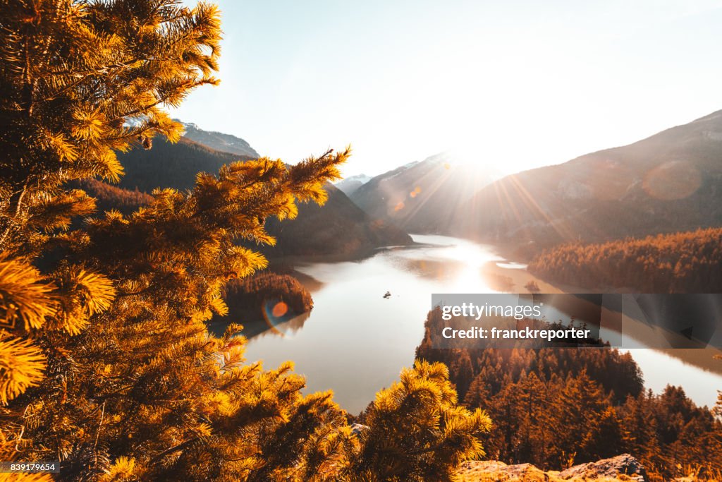 Vista a la Laguna del diablo