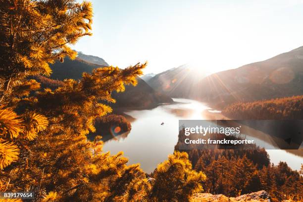 diablo lake view - diablo dam stock pictures, royalty-free photos & images