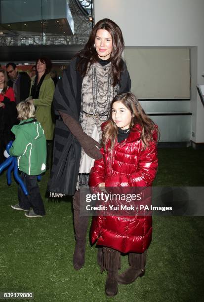 Christina Juffali arriving for the premiere of Gnomeo and Juliet at the Odeon Leicester Square, London.