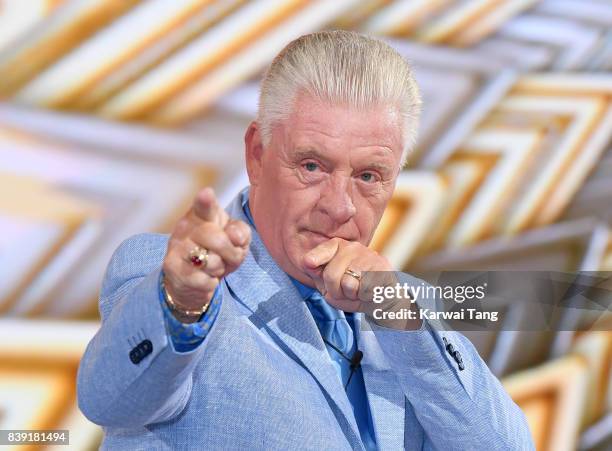 Derek Acorah is evicted from the Celebrity Big Brother house at Elstree Studios on August 25, 2017 in Borehamwood, England.