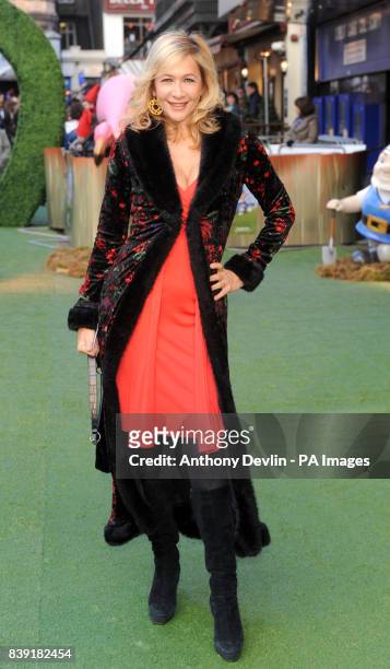 Tania Bryer, arrives for the premiere of Gnomeo and Juliet, an animated film produced by Sir Elton John and David Furnish, at the Odeon Leicester...