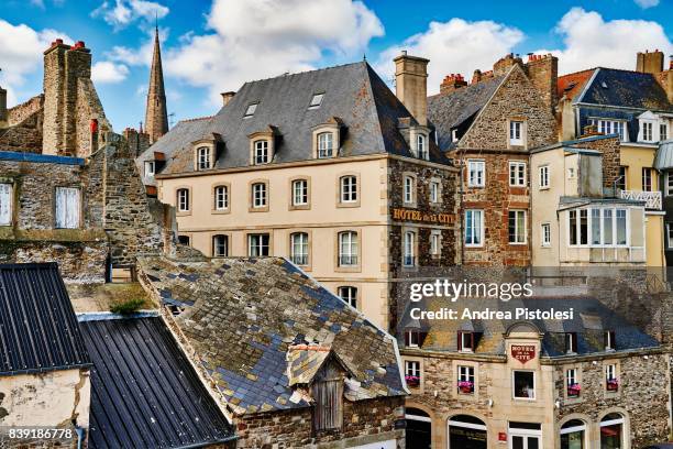 st malo, brittany, france - ille et vilaine - fotografias e filmes do acervo