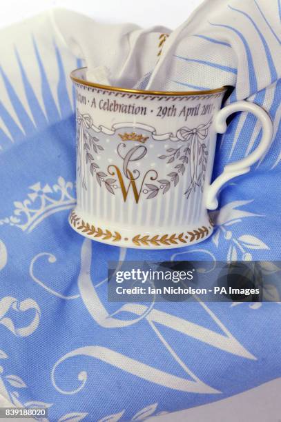 Tankard and tea towel to commemorate the Royal wedding between Prince William and Catherine Middleton. Part of the range of Official Royal Wedding...