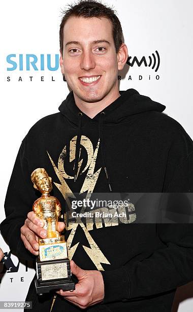 Driver Kyle Busch attend the 2008 Stewie Awards at SIRIUS Satellite Radio studios on December 4, 2008 in New York City.