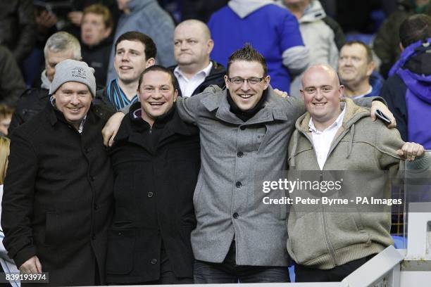 Everton fans in the stands