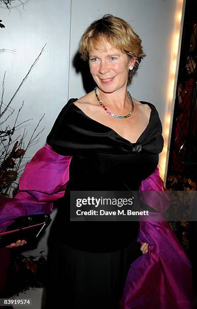 Actress Celia Imrie attends the VIP reception to launch the English National Ballet Christmas season ahead of the performance of 'The Sleeping...