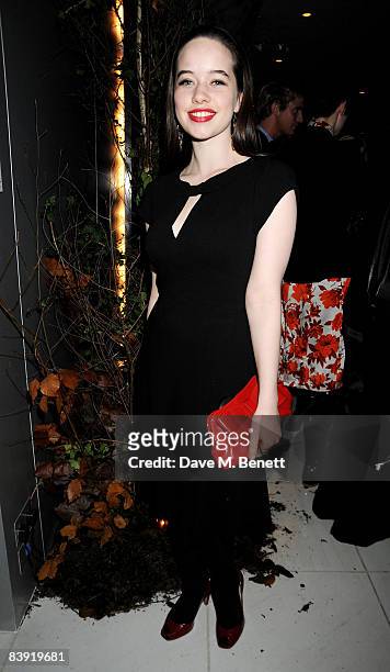 Actress Anna Popplewell attends the VIP reception to launch the English National Ballet Christmas season ahead of the performance of 'The Sleeping...