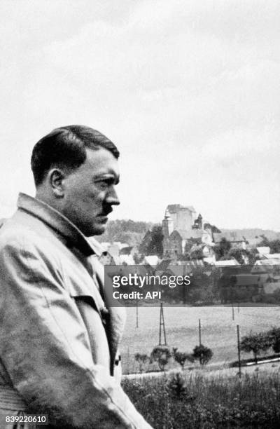 Portrait d'Adolf Hitler à Hilpoltstein, en Suisse.