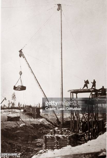 Construction of the White Sea-Baltic Canal . The canal was constructed between 1931 and 1933 by forced labor of Gulag inmates. According to official...