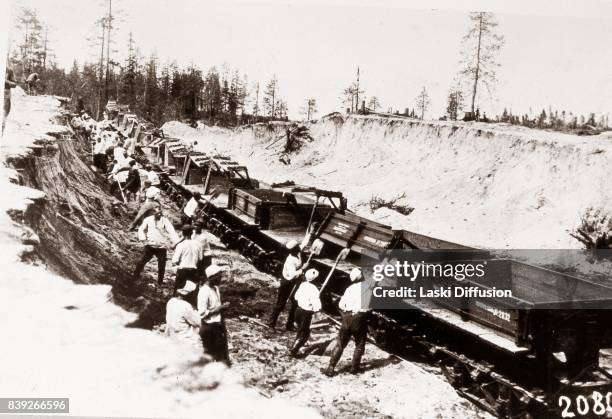 Construction of the White Sea-Baltic Canal . The canal was constructed between 1931 and 1933 by forced labor of Gulag inmates. According to official...