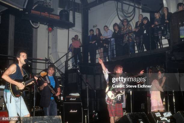 The music group Bay City Rollers performing at the Limelight nightclub, 1993. United States.