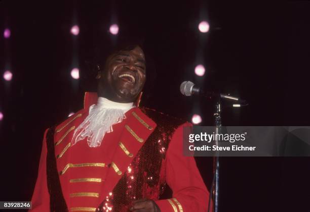 James Brown performs at the Paramount, 1992. New York.