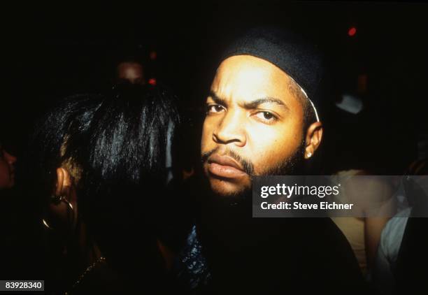 Rapper Ice Cube at New York's Wetlands, 1990s.