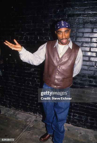 Tupac Shakur at Club USA, 1994. New York.