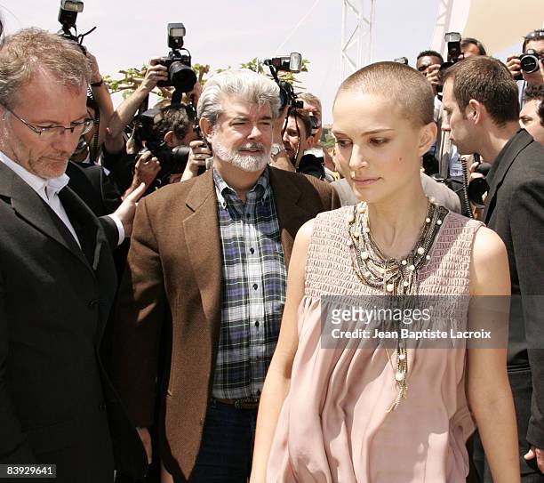 George Lucas and Natalie Portman