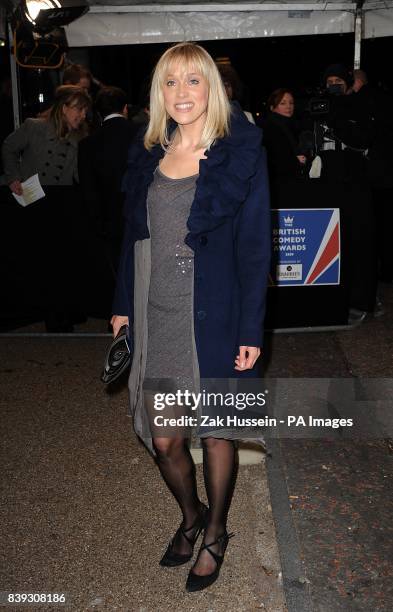 Beth Cordingly arriving for the British Comedy Awards 2009 at London Television Studios