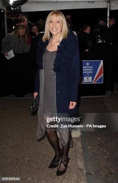 Beth Cordingly arriving for the British Comedy Awards 2009 at London Television Studios