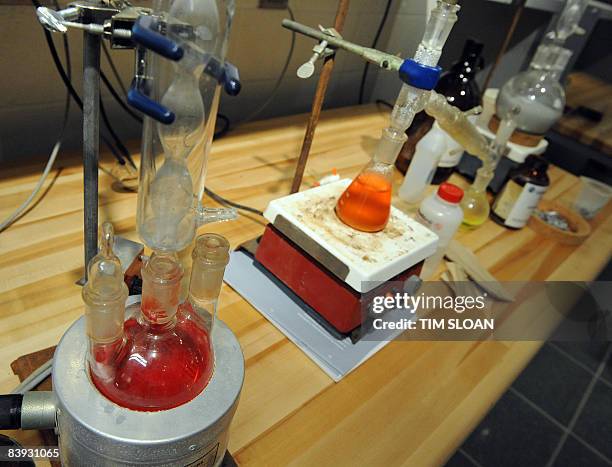 Mock "ecstasy" lab for teaching purposes at the new National Clandestine Laboratory Training and Research Facility December 5, 2008 at the DEA...