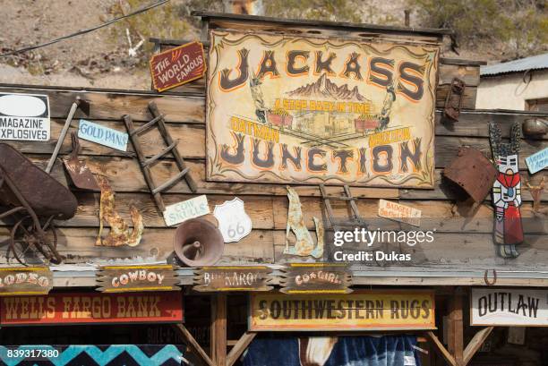 Arizona, Oatman, Route 66, Jackass Junction, store.