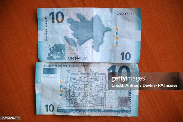 Manat Notes 339 Azerbaijan Currency Stock Photos, High-Res Pictures, and Images ...