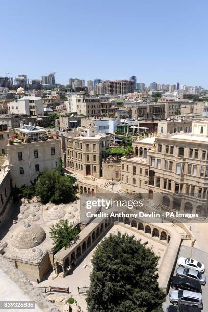 General view of the Baku skyline, Azerbaijan