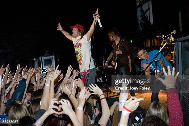 Forever The Sickest Kids performs live in concert in front of a sold-out crowd at The Emerson Theater on December 5, 2008 in Indianapolis, Indiana.