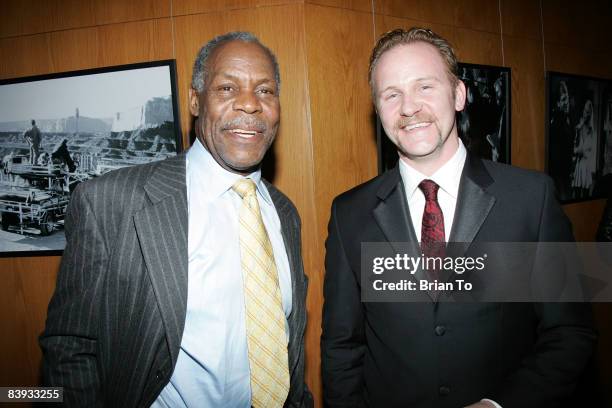 Actor Danny Glover and documentary filmmaker Morgan Spurlock attend the 24th Annual International Documentary Association Awards Ceremony at the...