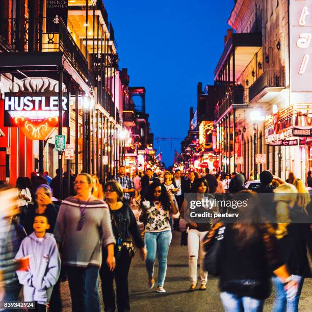 new orleans, french quarter - canal street new orleans stock pictures, royalty-free photos & images