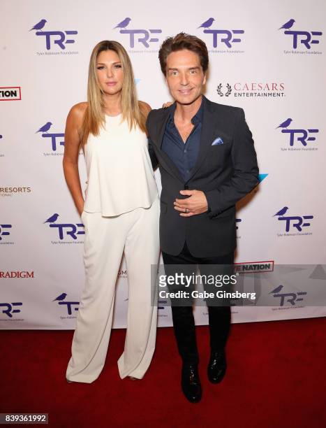 Television personality/model Daisy Fuentes and her husband, singer Richard Marx, attend the fourth annual Tyler Robinson Foundation gala benefiting...