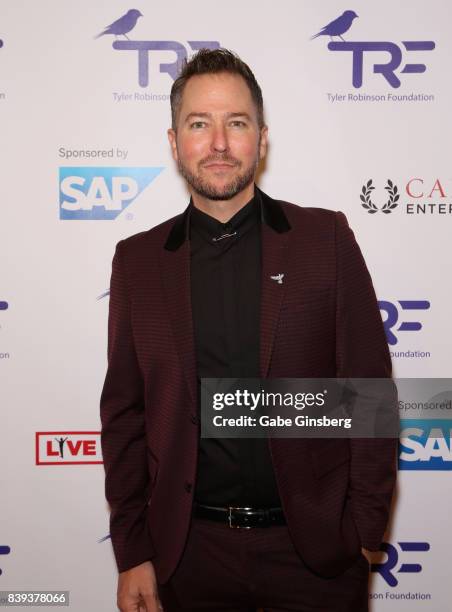 Radio personality Ted Stryker attends the fourth annual Tyler Robinson Foundation gala benefiting families affected by pediatric cancer at Caesars...