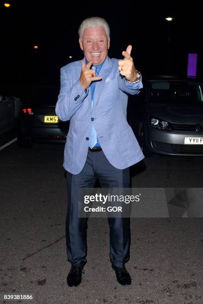 Celebrity Big Brother 2017 contestants arriving at their hotel pictured Derek Acorah on August 25, 2017 in London, England.