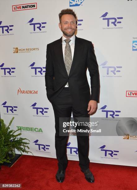 Comedian/actor Joel McHale attends the fourth annual Tyler Robinson Foundation gala benefiting families affected by pediatric cancer at Caesars...