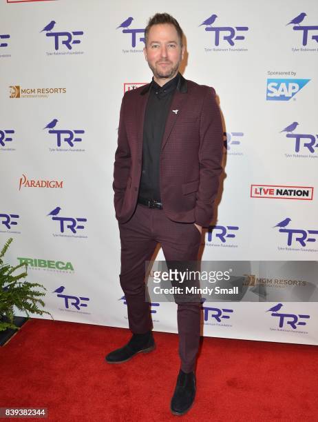 Radio personality Ted Stryker attends the fourth annual Tyler Robinson Foundation gala benefiting families affected by pediatric cancer at Caesars...