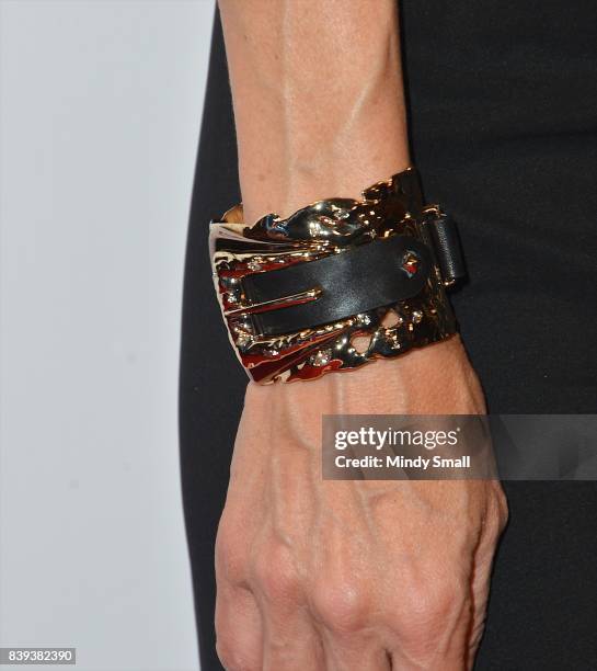 Actress Kim Raver, bracelet detail, attends the fourth annual Tyler Robinson Foundation gala benefiting families affected by pediatric cancer at...