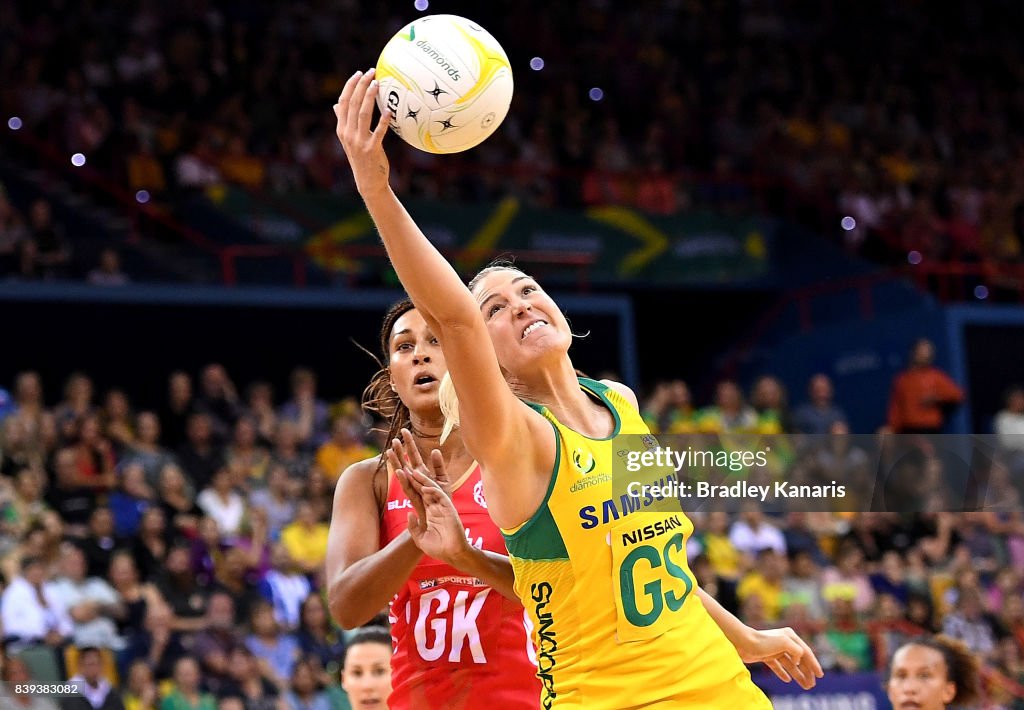 Australia v England - 2017 Netball Quad Series
