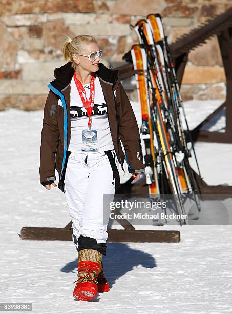 Singer Gwen Stefani attends the Juma Entertainment's 17th Annual Deer Valley Celebrity Skifest presented by Paul Mitchell and benefitting Robert F....
